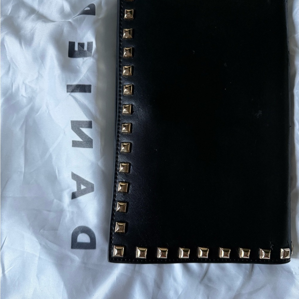 Black Studded Clutch